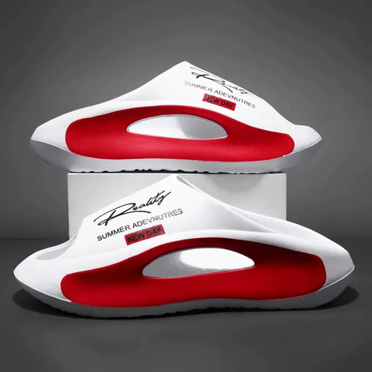Men'S and Women'S Slippers Fashion Non-Slip Couple Slippers EVA 2 Color 36-45