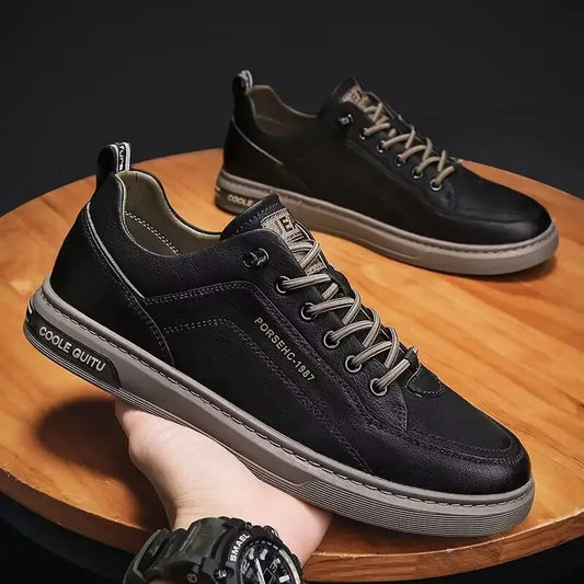 Trendy New Casual Shoes for Men Summer Sporty White Tennis Shoes Breathable Korean Style EVA Sole Rubber Surface Men'S Footwear